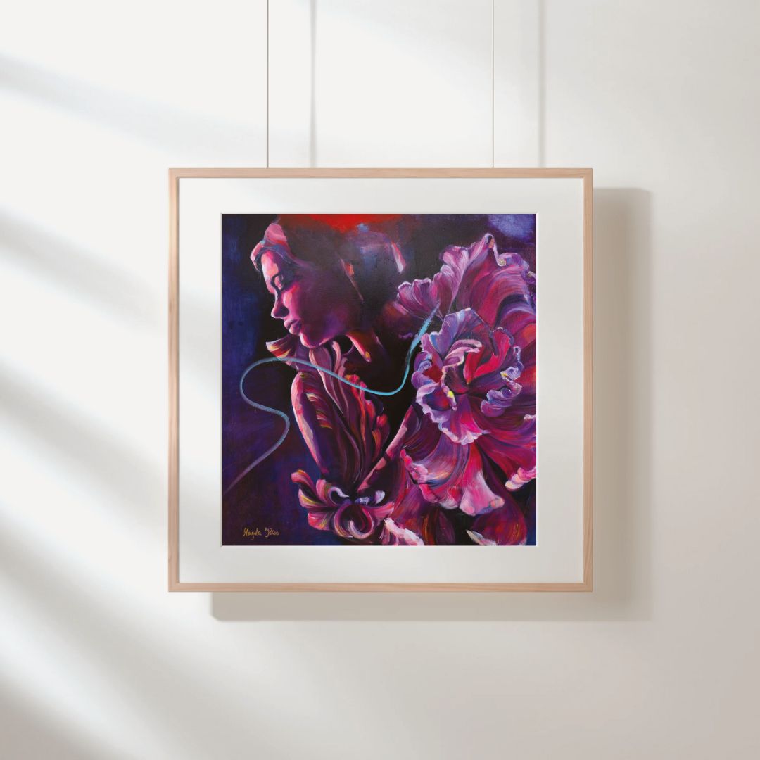 Reprodukcja FlowerQueen Papier Fine Art - obrazek 2