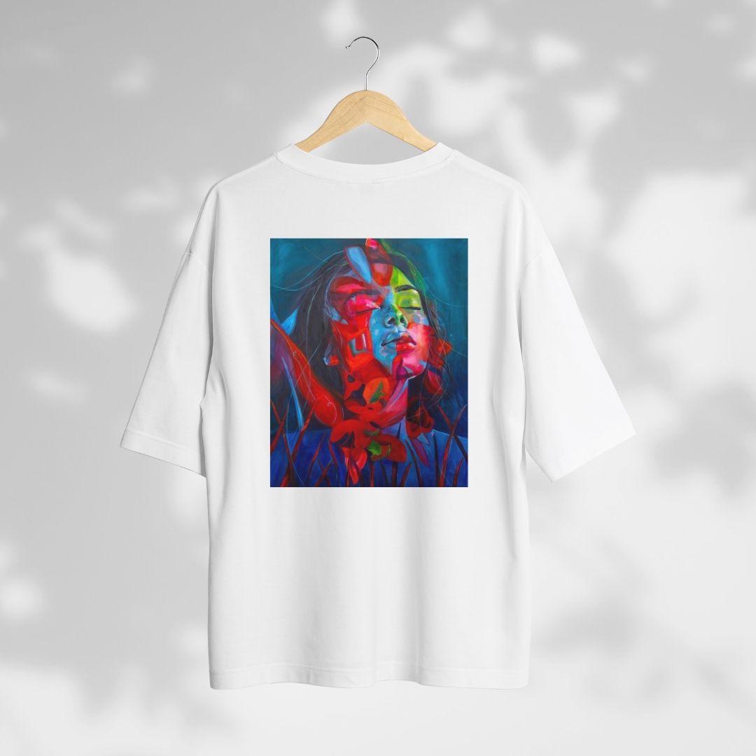 Koszulka z nadrukiem obrazu "Budzi mnie wiatr"