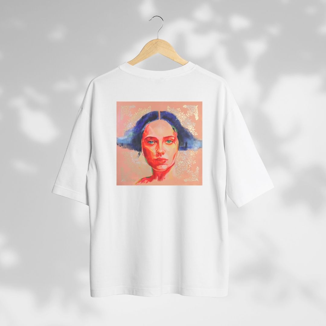 Koszulka z nadrukiem obrazu "Portret myśli"
