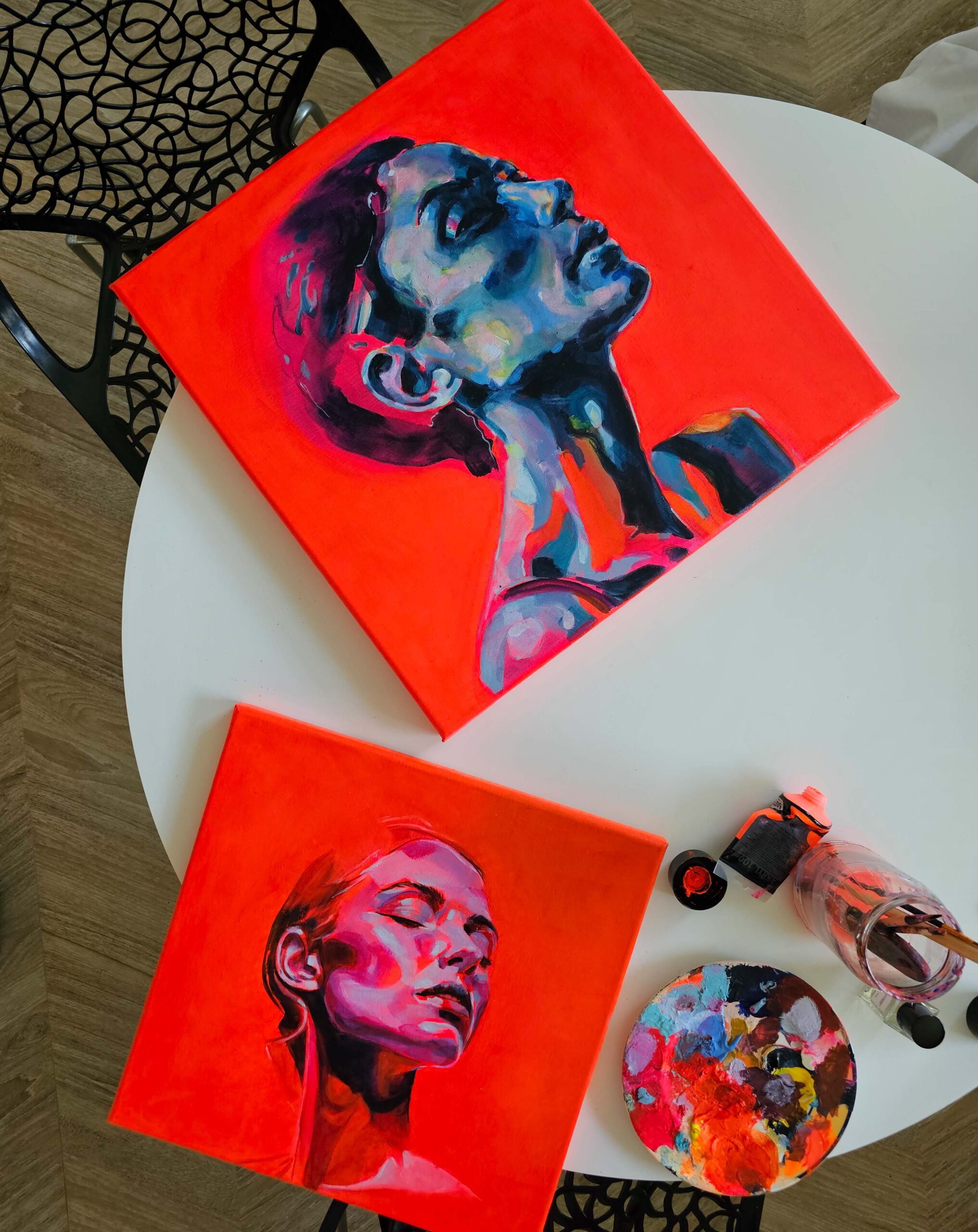 Obraz "Kontrast" 2024r. - obrazek 2