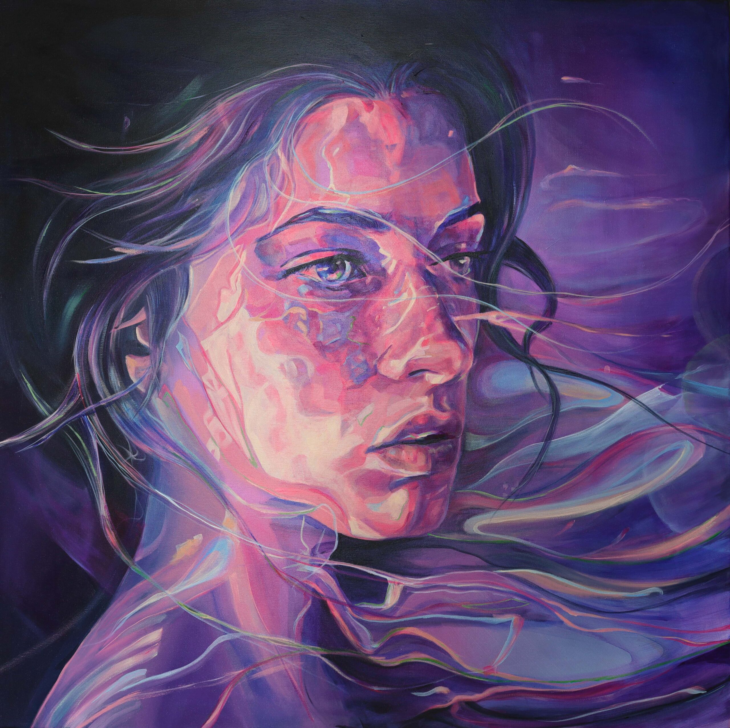 Obraz "Z utkanych emocji" 2025r.